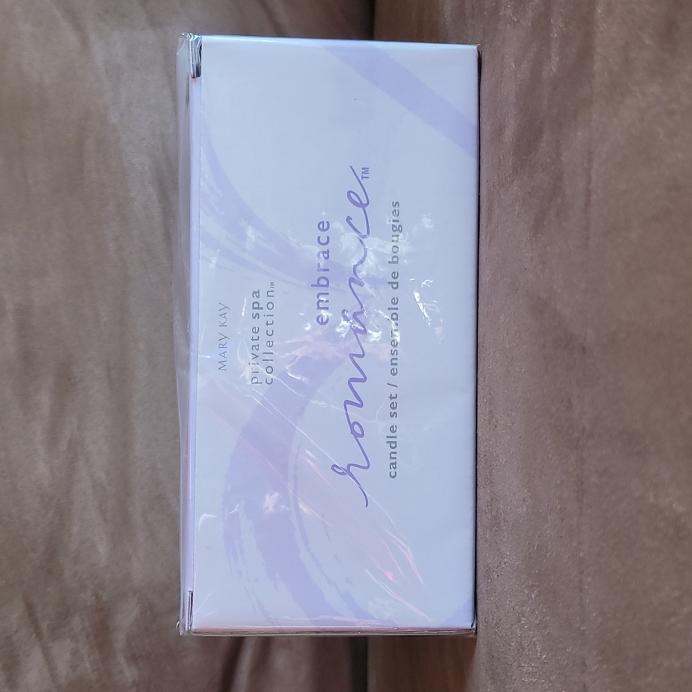 Mary Kay Embrace Romance (3) Candle Set Private Spa Collection New in Box - Picture 4 of 7